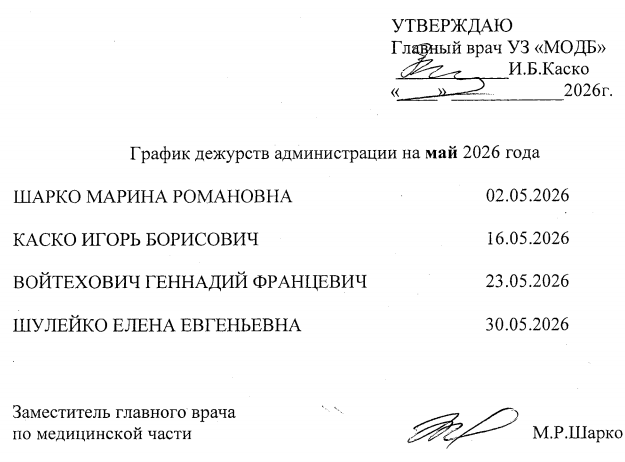 Grafik dejurstv admin 2026 05
